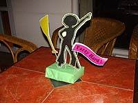 Green neon centerpiece